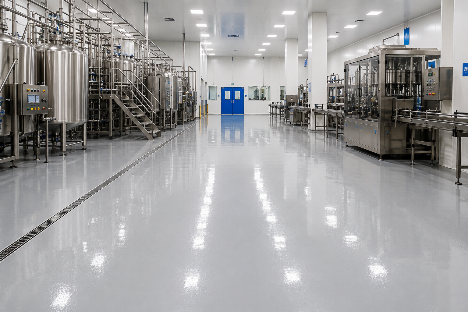 Hygienic PU flooring