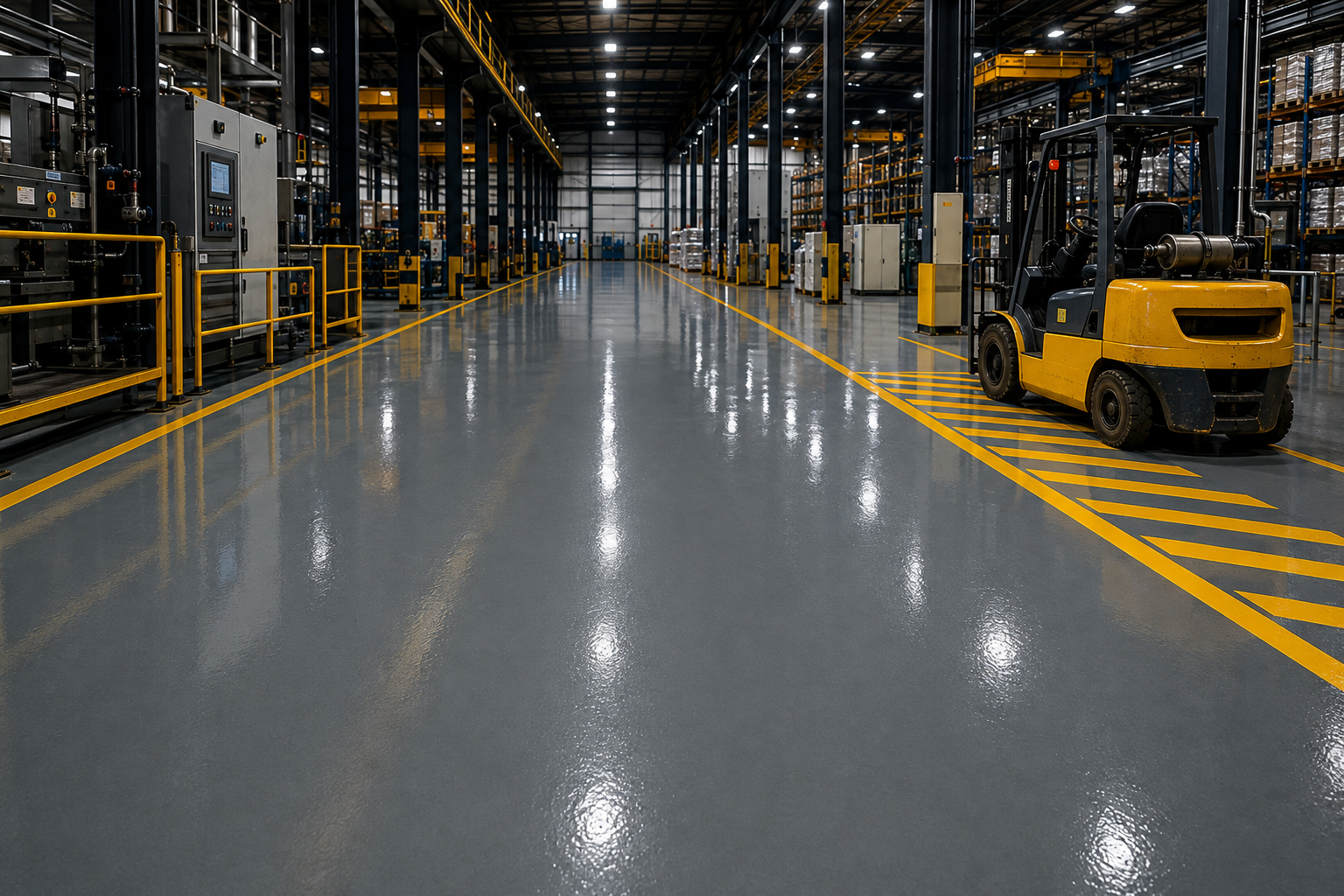 Heavy duty PU flooring