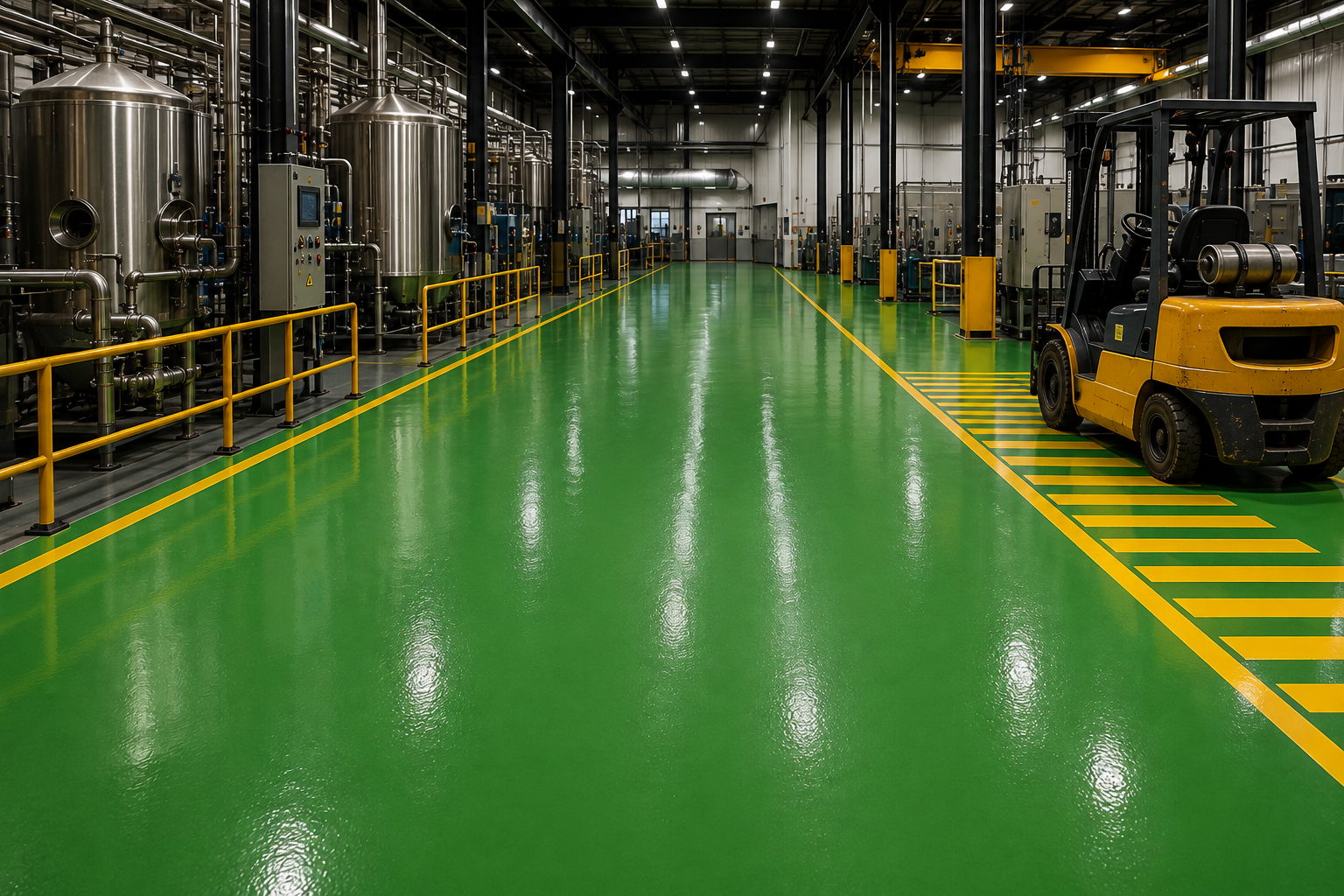Thermal resistant PU flooring