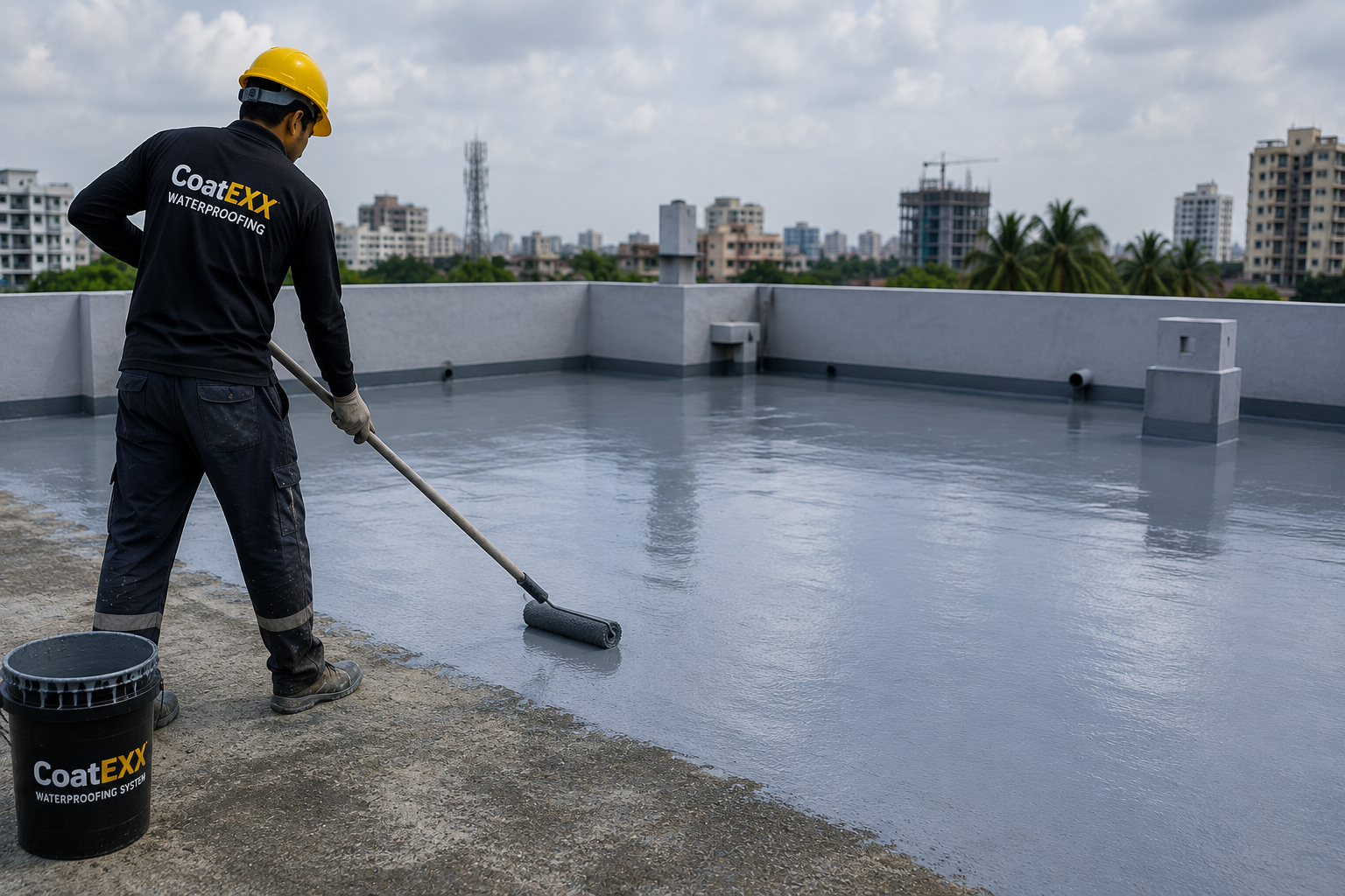 Terrace waterproofing
